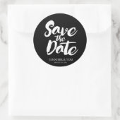 日付シールを保存する |結婚式 ラウンドシール (バッグ)