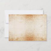 日付スカル素朴バラカードの保存 セーブザデート (裏面)