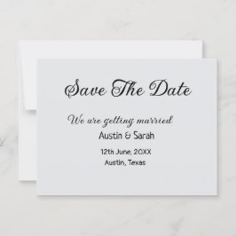 日付スキャンQRの結婚Webサイトのモダン文字 ポストカード