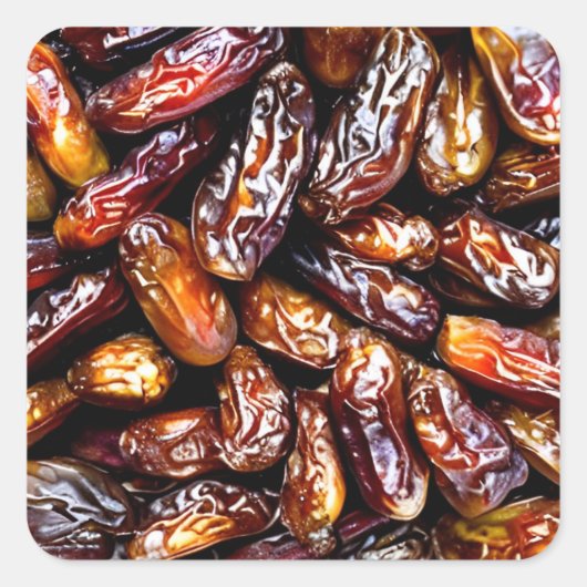 日付スクエアステッカー スクエアシール (正面)