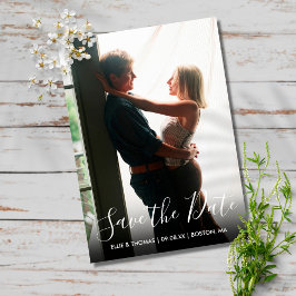 日付スクリプトの写真の保存 招待状