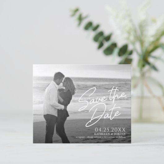 日付スクリプトカジュアル予算の結婚保存 (スタンド正面)