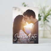 日付スクリプトシンプルのアナウ結婚ンスを保存 招待状 (スタンド正面)