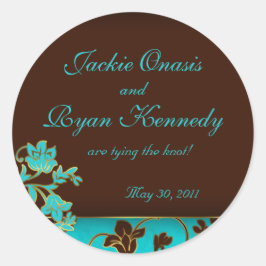 日付ステッカー金ゴールドエレガントフローラBBの保存 ラウンドシール