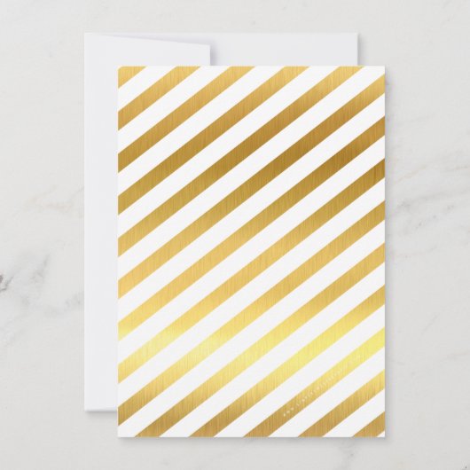 日付ダークブルーの水色の金ゴールド型スターを保存 招待状 (裏面)