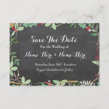 日付チョーク冬の素朴休日の果実を保存