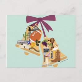 日付テキサス州のベル結婚のポストカードを保存 案内ポストカード