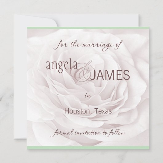 日付テンプレートの保存 セーブザデート (裏面)