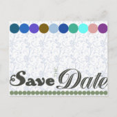 日付テンプレートの保存 案内ポストカード (正面)