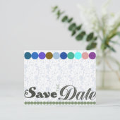 日付テンプレートの保存 案内ポストカード (スタンド正面)