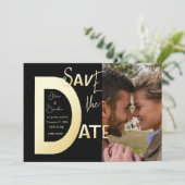 日付テンプレートカードの保存 セーブザデート (スタンド正面)