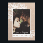 日付トレンディーとフォトクラフモダントカードの保存 セーブザデート<br><div class="desc">Save the DateトレンディーとモダンPhoto Craft紙カード素晴らしは、あなたの写真のイメージを示す友達や家族に大きなニュースを送お気に入りのる方法である。美し描いミスタントウの枝は写真を見事にフレーム。</div>