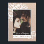 日付トレンディーとフォトクラフモダントカードの保存 セーブザデート<br><div class="desc">Save the DateトレンディーとモダンPhoto Craft紙カード素晴らしは、あなたの写真のイメージを示す友達や家族に大きなニュースを送お気に入りのる方法である。美し描いミスタントウの枝は写真を見事にフレーム。</div>