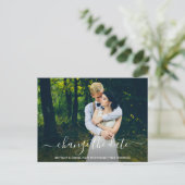 日付トレンディーの写真の変更 ポストカード (スタンド正面)