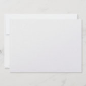 日付ナイトアイディアカードブライダルシャワーゲーム 招待状 (裏面)