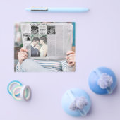 日付ニュースおもしろいフォトフライヤーを保存する チラシ (シングル)