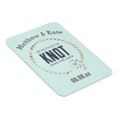 日付ノットの保存スタイル カスタム マグネット (右側)