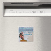 日付ハワイアンの結婚保存 マグネット (インサイチュ (食洗機))