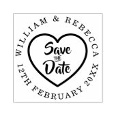 日付ハンドスクリプトハート循環の保存 ラバースタンプ (インプリント)