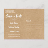 日付ハートカレンダーの保素朴存 案内ポストカード (裏面)