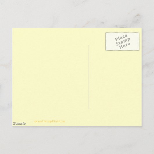 日付バラとスカスタムワンスはがきを保存する 案内ポストカード (裏面)