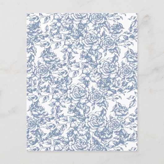 日付ビクトリアンフローラの結婚保存 (裏面)