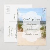 日付ビーチはがきを保存 案内ポストカード (正面/裏面)