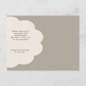 日付ビーチスタイルの保存 案内ポストカード (裏面)