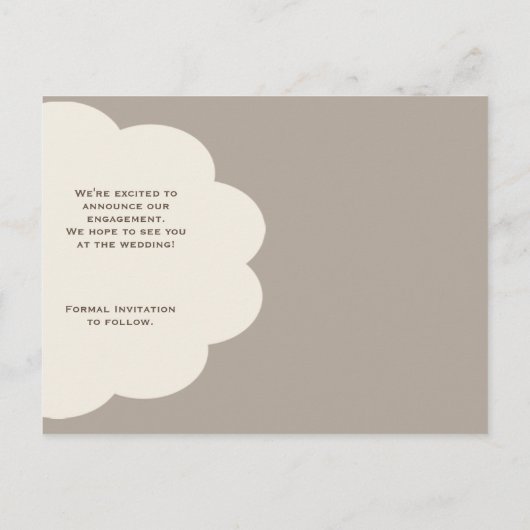 日付ビーチスタイルの保存 案内ポストカード (裏面)