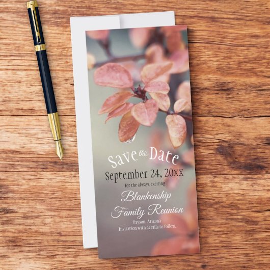 日付ファミリ懇親会紅葉《写真》ぼけ味の保存