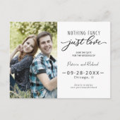 日付ファンシーの写真を保存する愛は何もない ポストカード (正面)