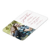 日付ファンシーの写真を保存する愛は何もない マグネット (左側)