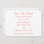 日付ファンシーを保存する セーブザデート (裏面)