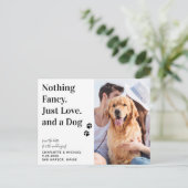 日付ファンシー以外に愛犬は何もない 案内ポストカード (スタンド正面)