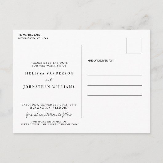 日付ファンシー以外に愛犬は何もない 案内ポストカード (裏面)