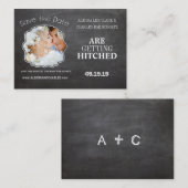 日付フォトカードのミニ保存 名刺 (正面/裏面)