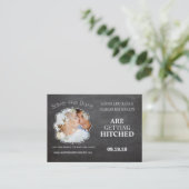 日付フォトカードのミニ保存 名刺 (スタンド正面)