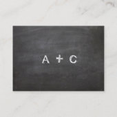 日付フォトカードのミニ保存 名刺 (裏面)