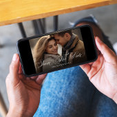 日付フォトクラスの書道スクリプトを保存 セーブザデート