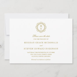 日付フォーマルの保存 招待状