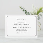 日付フォーマルの保存 招待状 (スタンド正面)