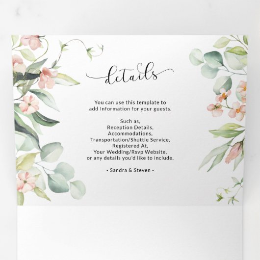 日付フットサルトリフォールドをすべて1つの招待状に保存 三つ折り招待状 (内部最初)