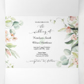 日付フットサルトリフォールドをすべて1つの招待状に保存 三つ折り招待状 (内部中)