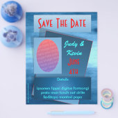 日付フライヤーの保存 チラシ (シングル)