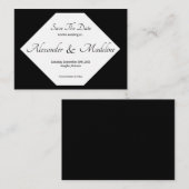 日付フラットカードの保存 ノートカード (正面/裏面)