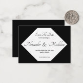 日付フラットカードの保存 ノートカード (正面/裏面インサイチュ)