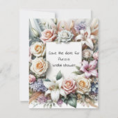 日付フラットノートカードの保存 ノートカード (正面)