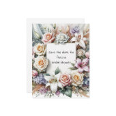 日付フラットノートカードの保存 ノートカード (正面/裏面インサイチュ)