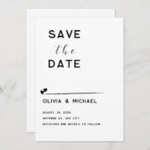 日付フラットノートカードの保存 ノートカード (正面/裏面)