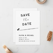 日付フラットノートカードの保存 ノートカード (正面/裏面インサイチュ)